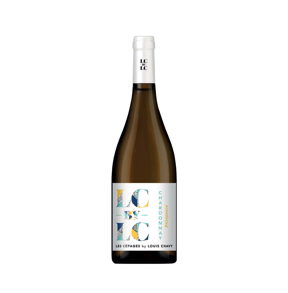 Bottiglia di Jean-Louis Chavy Chardonnay Vin de France, vino bianco elegante e fruttato.